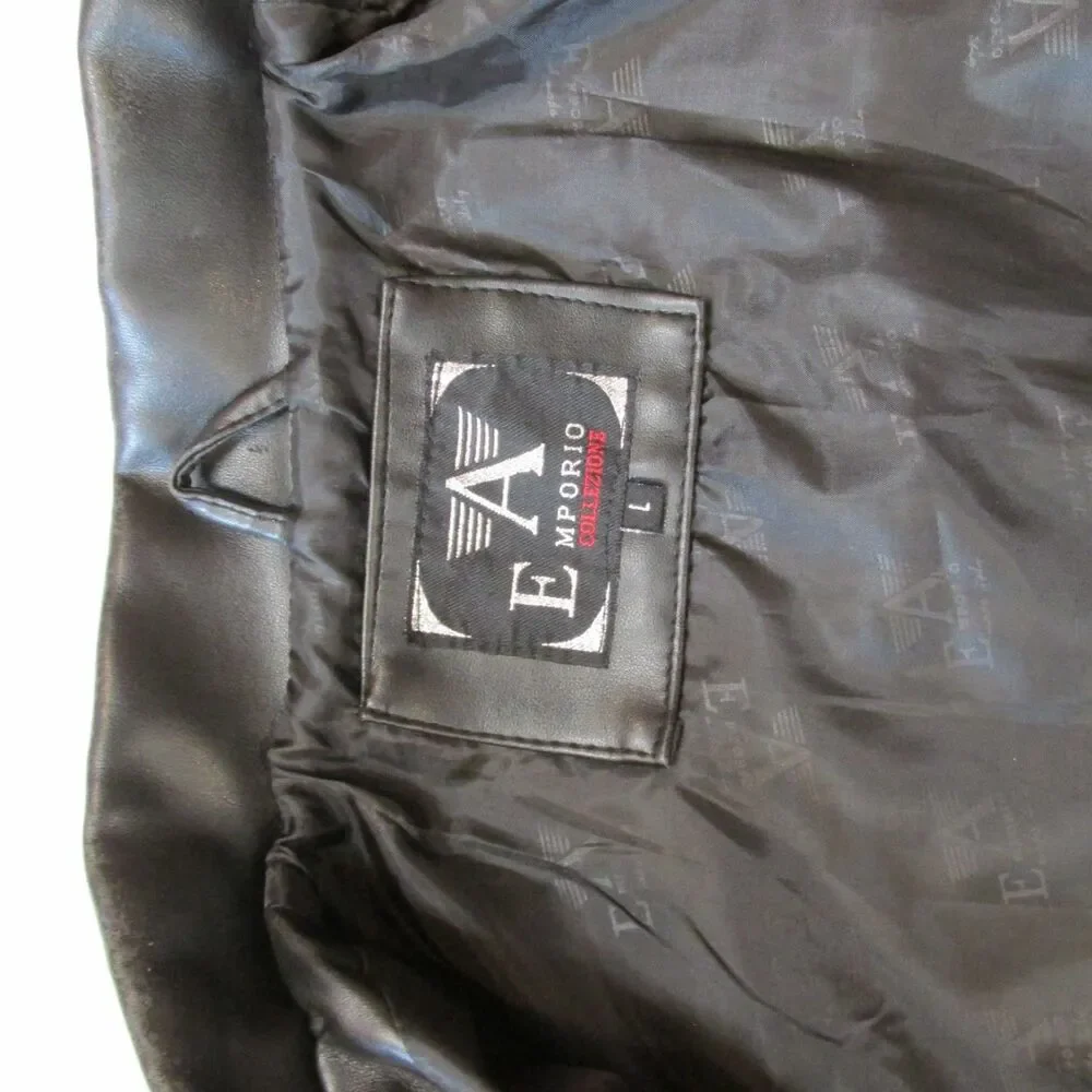 Armani Emporio Collezione L Faux leather jacket - Picture 8 of 13